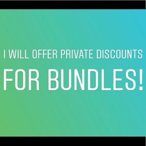 Bundle, bundle, bundle!!!